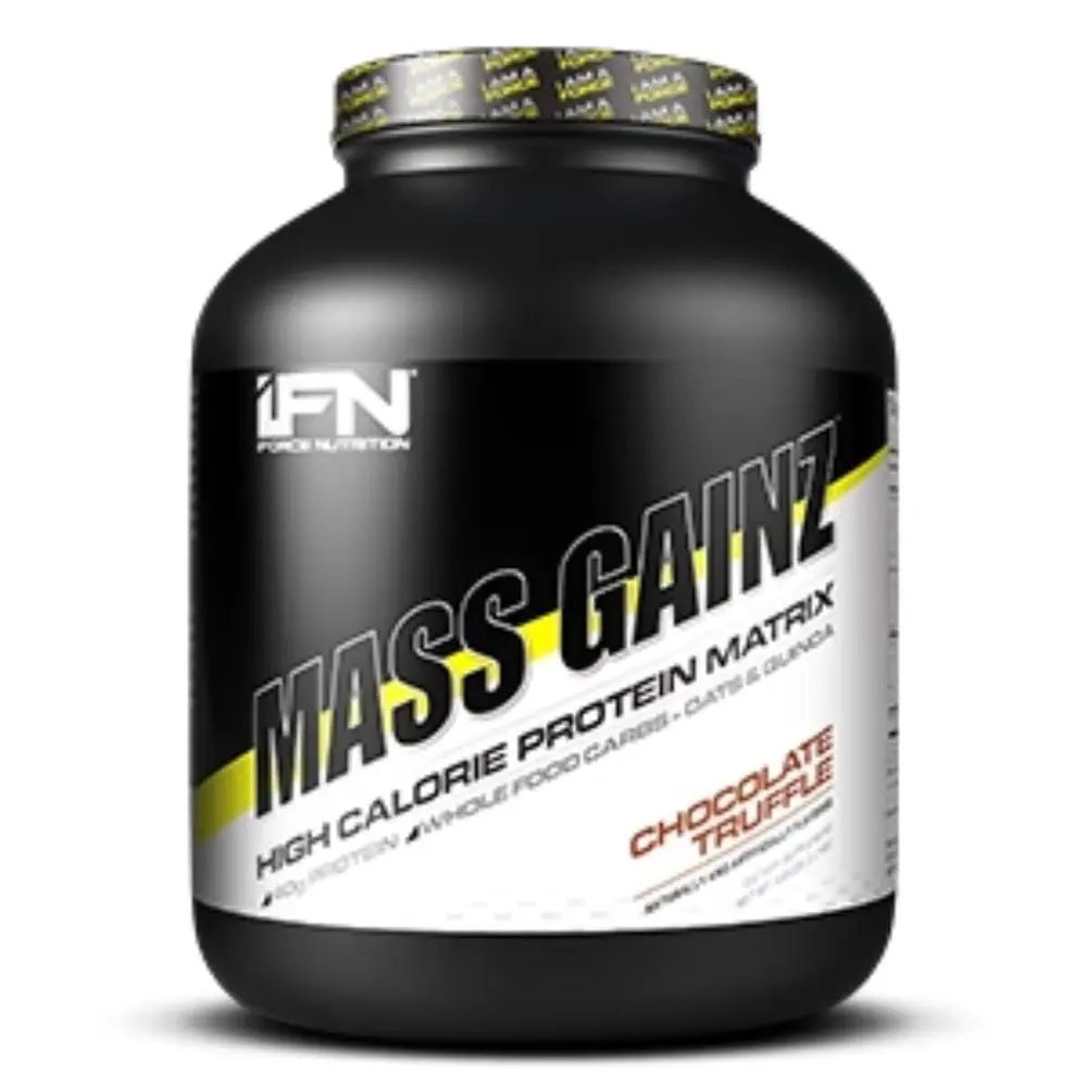 IFORCE Mass Gainz Fitness Supplement Powder, 4.85 Lbs Protein Shake & Lean Muscle Booster