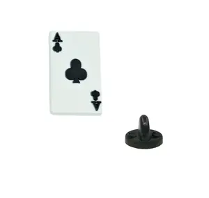 Ace of Clubs Apparel Pin Badge Pin Lapel Pin Yazzle Dazzle Original Artwork