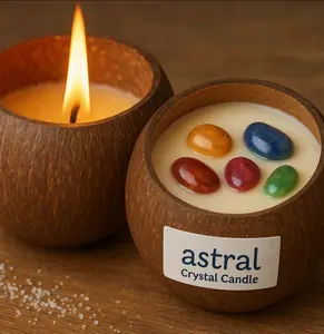 Coconut Crystal Candle