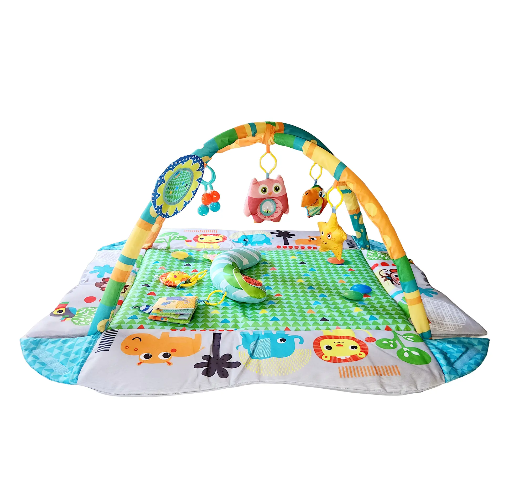 Paaqq 4 Sided Multi Use Sensory Adventure Play Mat with 3 In 1 Functionality for Creative Play and Engagement