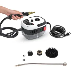 1500W Portable Handheld Steam Cleaner High Temperature Pressurized Steam Cleaning Machine with Brush Heads for Kitchen Furniture Bathroom Car