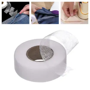 Double-Sided Iron-On Hemming Tape Strong Adhesive Heat Bonding Fusible Web for Clothing Alterations Pants Jeans Skirts