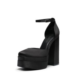 DREAM PAIRS Women's Fashion Platform High Heels - Elegant Square Toe, Ankle Strap, Chunky Heeled Shoe for All-Season Wear