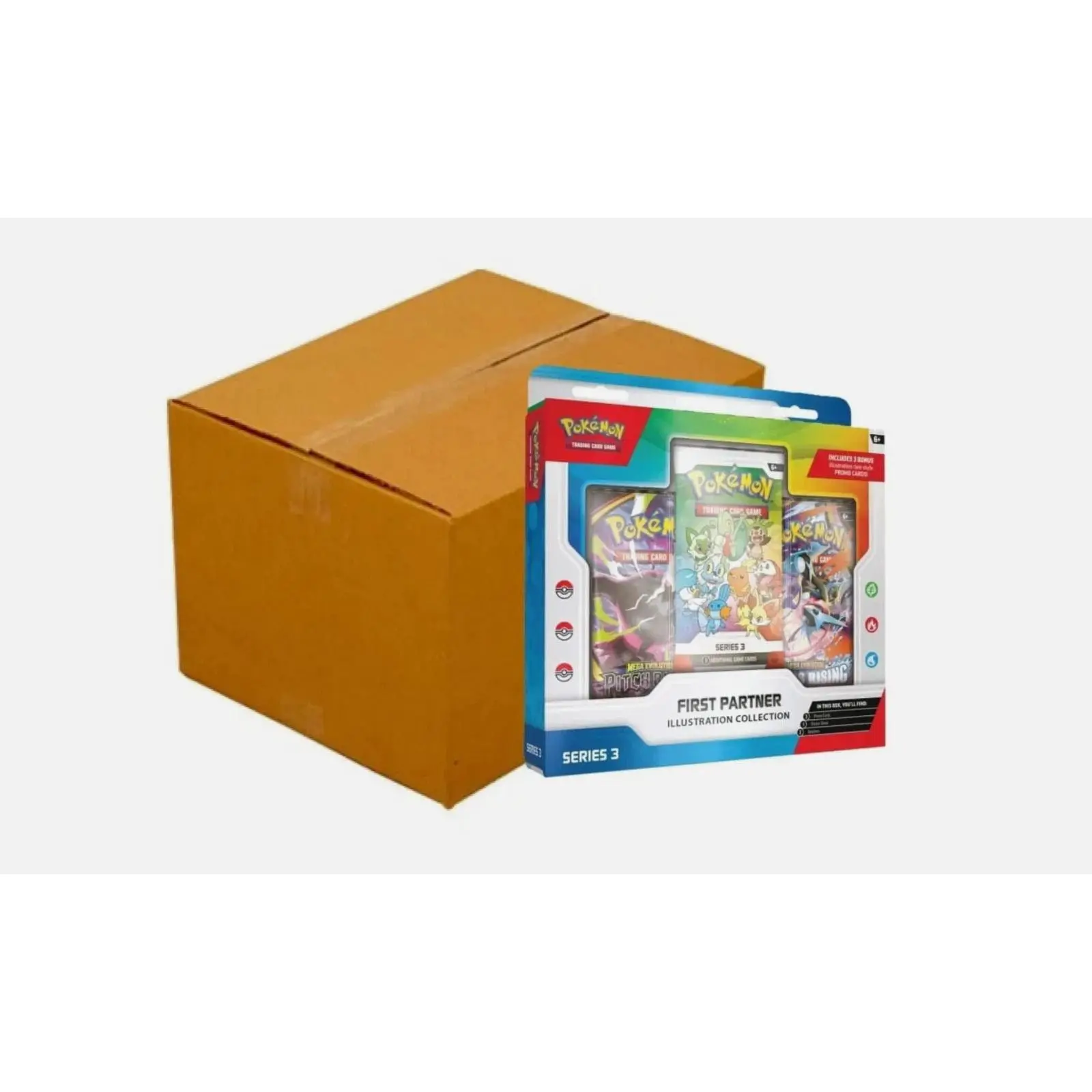Pokemon First Partner Illustration Collection Series 3 - Case of 6