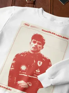 Charles Leclerc T-Shirt, Leclerc Hoodie, Scuderia Team Sweatshirt, Racing Driver Shirt, Charles Leclerc Hoodie, LEC16 Top, Grand Prix Shirt