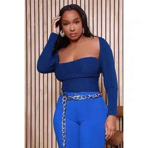 Multi Way Wrap Sweater - Royal Blue