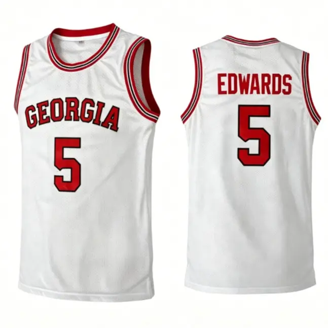 Men'S Basketball Jersey - Round Neck Mesh Sports Tank Top, Fully Digitally Breathable Design, Suitable for Games, Everyday Wear, And Parties, Athletic Wear, Vibrant Sports Clothing QH #5 White Red Words