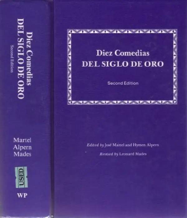 USED-Diez Comedias del Siglo de Oro (Spanish and English Edition) by Jose Martel (Hardcover)