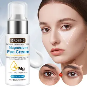 ROZINO Magnesium Eye Cream - 50ml Moisturizer for All Skin Types - Lift Firm & Moisturize - Instant Lifting Effect - Contains Neither