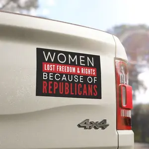 Custom Car Magnet - Womens Rights - Anti Trump - Custom - Political - Magnet for Car - Bumper - Fridge