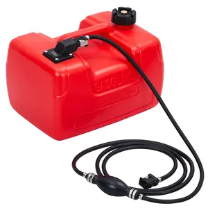 Portable Boat Fuel Gas Tank,  12L/24L/55L Marine Outboard Gas Tank, with 9.8ft Hose,Gas Tank, No-Spill Sealed Storage for Outboard Engine, Fishing Boat, Yacht, Diesel/Gasoline Container