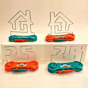 Buzz Wire Electric Maze Game Toy Light Sound Alert Educational Concentration Training Kids Party Play Toy