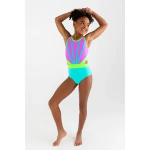 SYLVIA P - NEON DAPHNE LEOTARD
