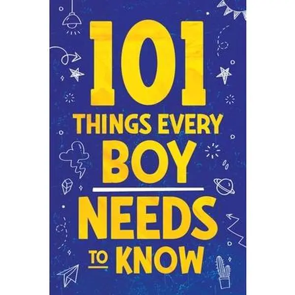 Used Book - 101 Things Every Teenage Boy Needs To Know: Important Life Advice by Jamie Myers (Softcover, 134 Pages, Canyon Press LLC) - English How-To Guide to Boyhood and Manhood, Knowledge, Coping With Change, Encourages Self-Discovery, Teen Gift