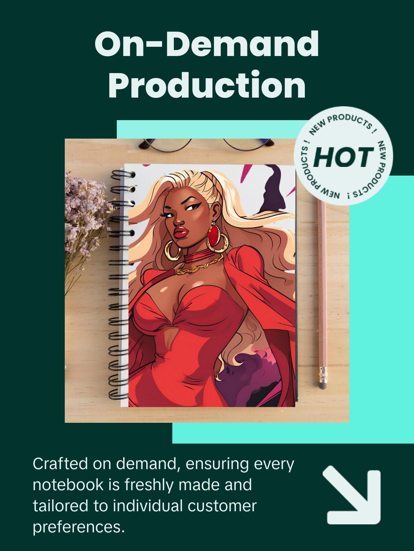 Sublimation Journal 120 Pages with Unique Graphic Designs Custom Notebook for Creative Writing Express Your Personality