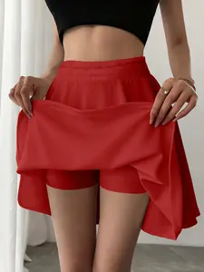 Women's Summer Casual Fashion Skirt, European and American Style, Half-Length A-Line Design, Perfect for Daily Wear