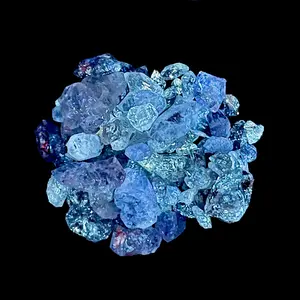 UV Reactive Petroleum Quartz Crystal Points, Fluorescent Pakimer Diamonds