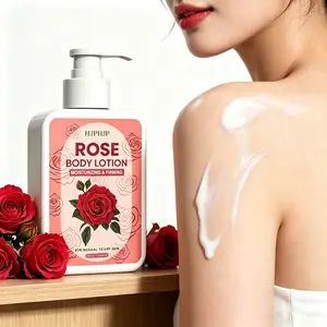 Rose Body Lotion, Body Lotion For Dry Skin, Lightweight Daily Body Moisturizers，Moisturizing & Firming, Enriched With Rose Extract， Deep Hydration For Normal To Dry Skin, Leaves Skin Soft & Smooth，For Daily Full-Body Care