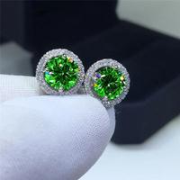 Perf. green earrings1