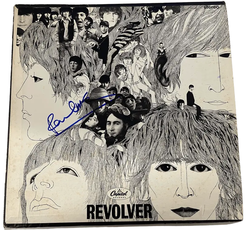 Paul McCartney of The Beatles Authentic Autographed Vinyl Record
