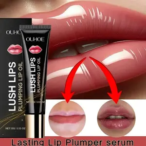 Lip Plumper Oil for Instant Volume & Elasticity, Long-Lasting Hydration, Enhances Natural Lips, Perfect for Everyday Use, Balm