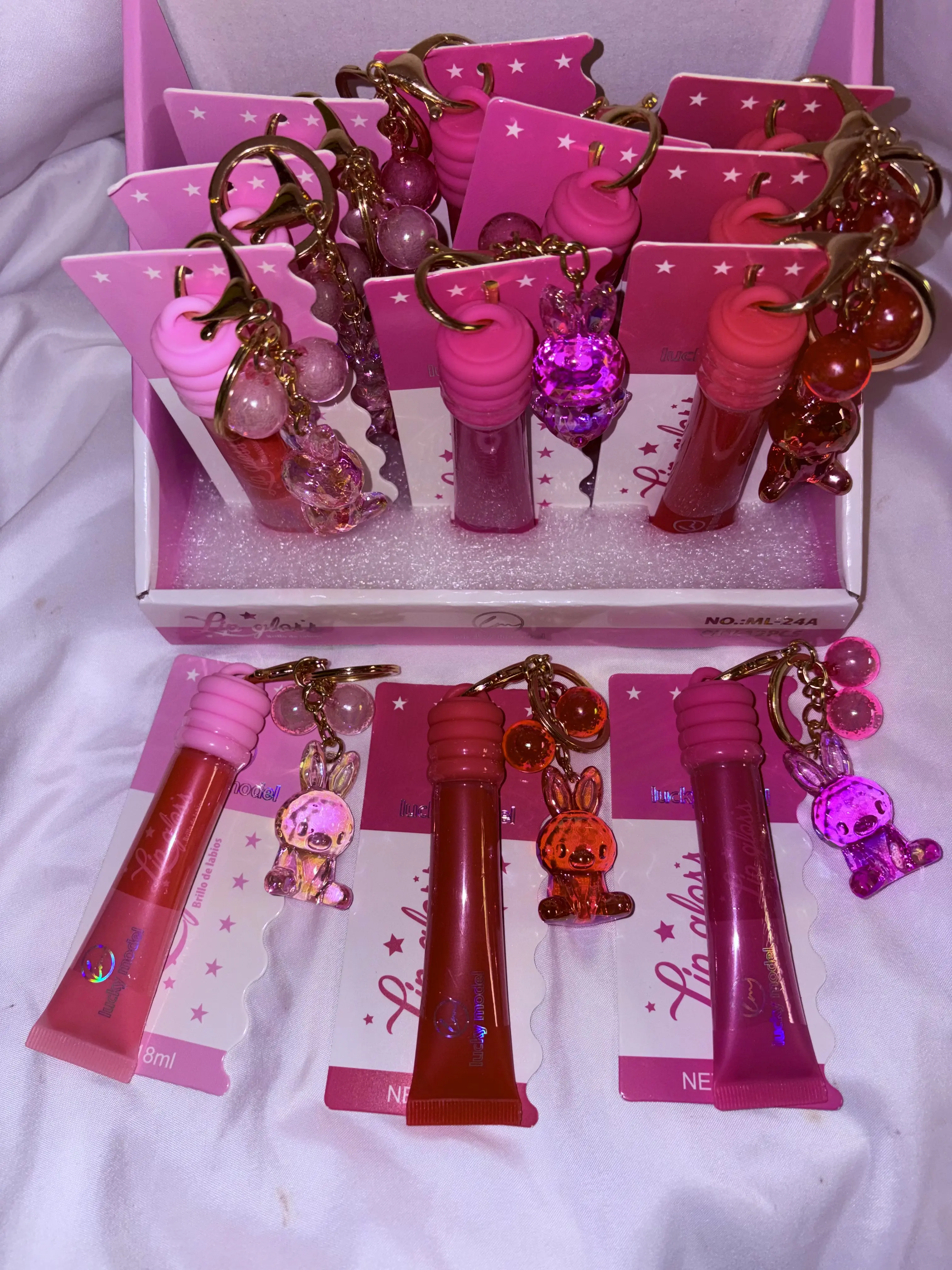Lip Gloss Keychain