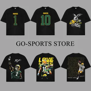 [Go-Sports] All GB Packers Players For Packers Nation Premium Cotton T-Shirt (Made In US), Packers Football Outfit, Jordan Love Tucker Kraft Micah Parson Fan Game Day Outfits, Gift For Packers Football Fans, Football Graphic Tee