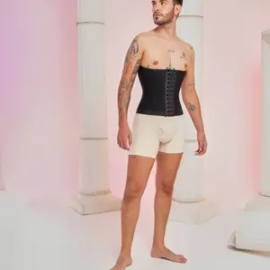 Colombian Latex Waist Trainer Menswear Workout Shapewear Compression