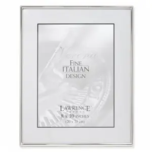 Lawrence Frames  Simply Metal Picture Frame - Silver- 0.80 in.