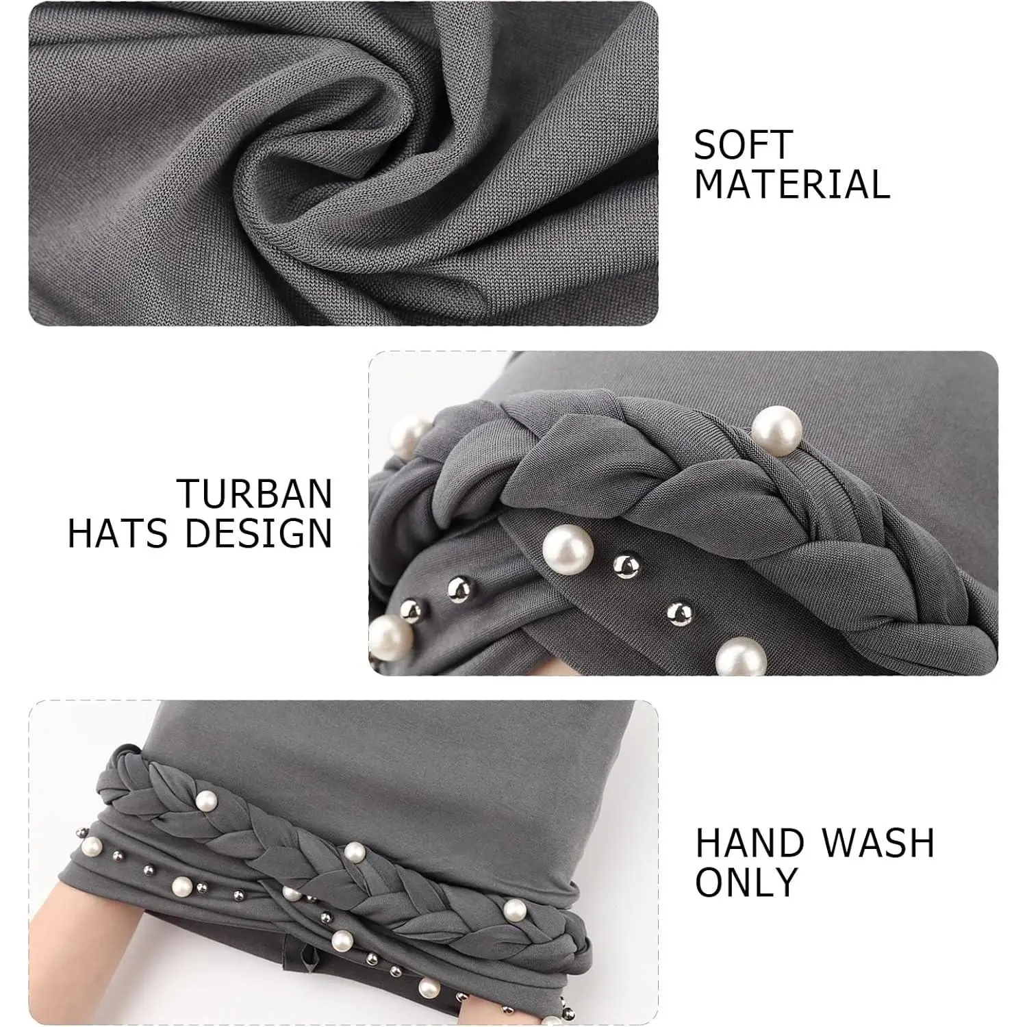 African Women's Pre-Tied Twisted Turban Caps - Head Scarf Hair Wraps Cover Beanie for Chemo Cancer Headwear Fashionable Headwear Accessories for Women Daily Wear Comfortable Stretchy Fabric Perfect for All Seasons African Women's Pre-Tied Twisted Turban Caps - Head Scarf Hair Wraps Cover Beanie for Chemo Cancer Headwear Fashionable Headwear Accessories for Women Daily Wear Comfortable Stretchy Fabric Perfect for All Seasons