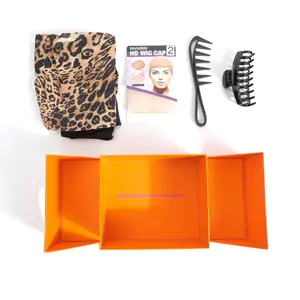 Misstoo Black Comb & Box & Haircap Set – Tailored Grooming Essentials for Black Women, Designed for Curly/Coily Textures, with Storage Box for Organized Care