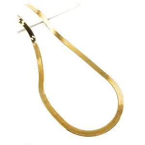 10k Solid Gold Herringbone Classic Chain 16-24 inch 3-4.5mm