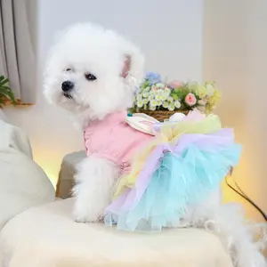 Cute Rabbit Ear Design Pet Dress, Pet Clothes for Small Dogs, Poodle, Fashionable Pet Clothing for Daily Wear, Dog & Cat Clothing Supplies