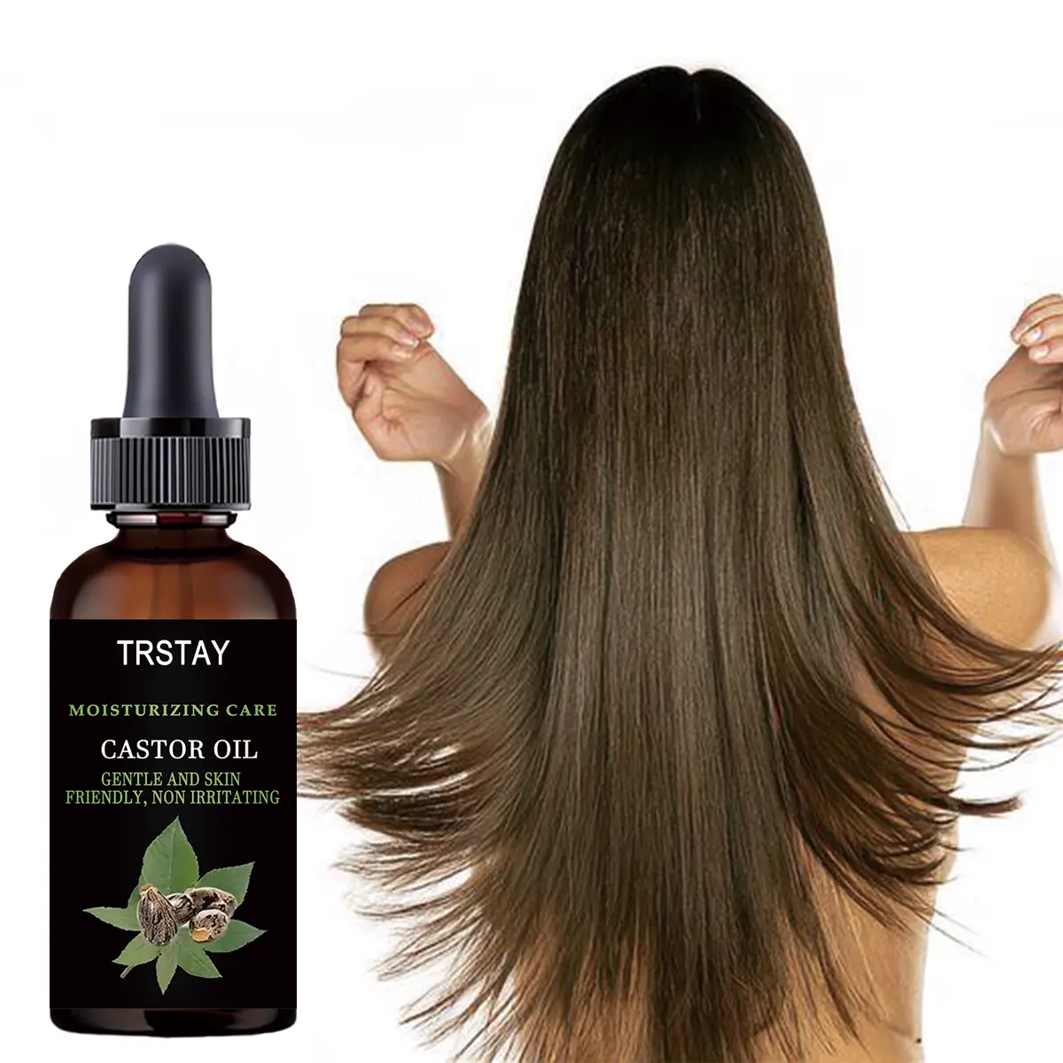 Minoxidil Hair End Repair Serum - Haircare Moisturizer, Hydrating Hyaluronic Nourishing Treatment Oil for Dry, Rough Split Ends (1 Size)
