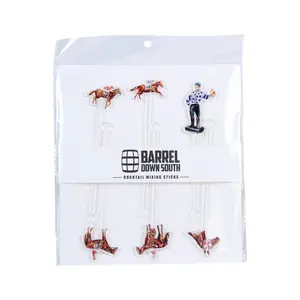 Derby Mixed Graphics Cocktail Stirrers