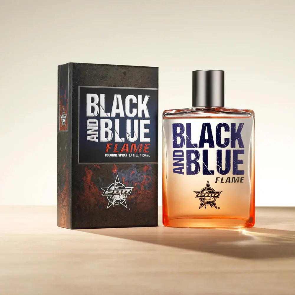 Black and Blue Flame
