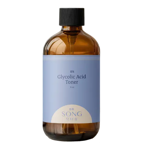 8% Dr Song Glycolic Acid Toner with Hyaluronic Acid Jumbo size 8oz glycolic toner cleanser skincare Exfoliant