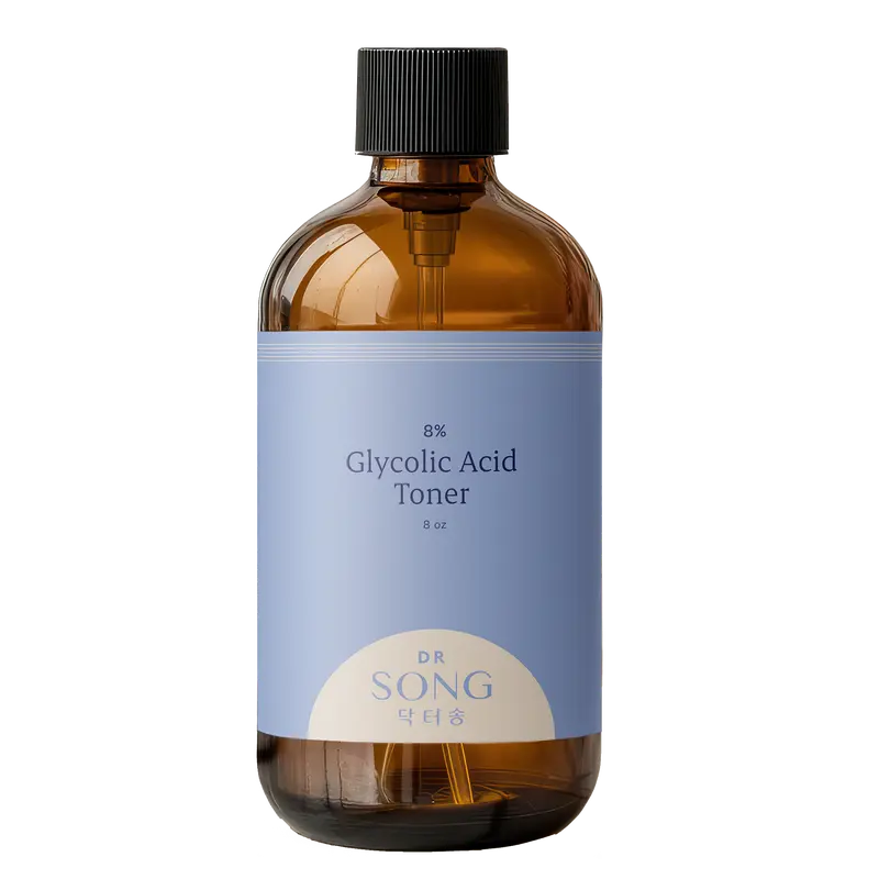 8% Dr Song Glycolic Acid Toner with Hyaluronic Acid Jumbo size 8oz glycolic toner cleanser skincare Exfoliant