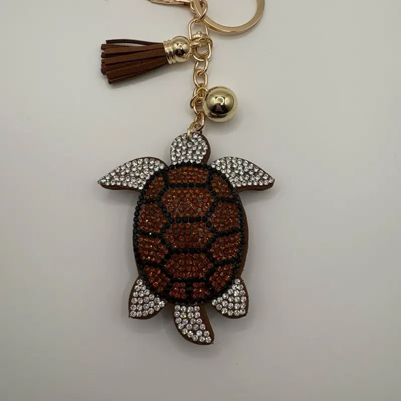 Turtle Rhinestone Keychain/bag charm