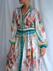 Baroque Garden Maxi Dress