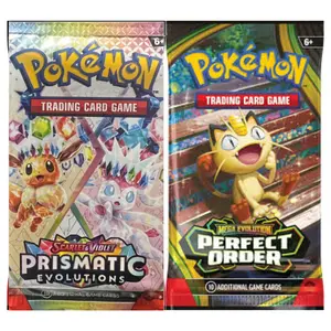 Pokémon Energy Break - 2 set mix - 36 booster pack break - Contains 18 of each: Prismatic Evolutions & Perfect Order - Opened Live (Average 4 packs Per energy)