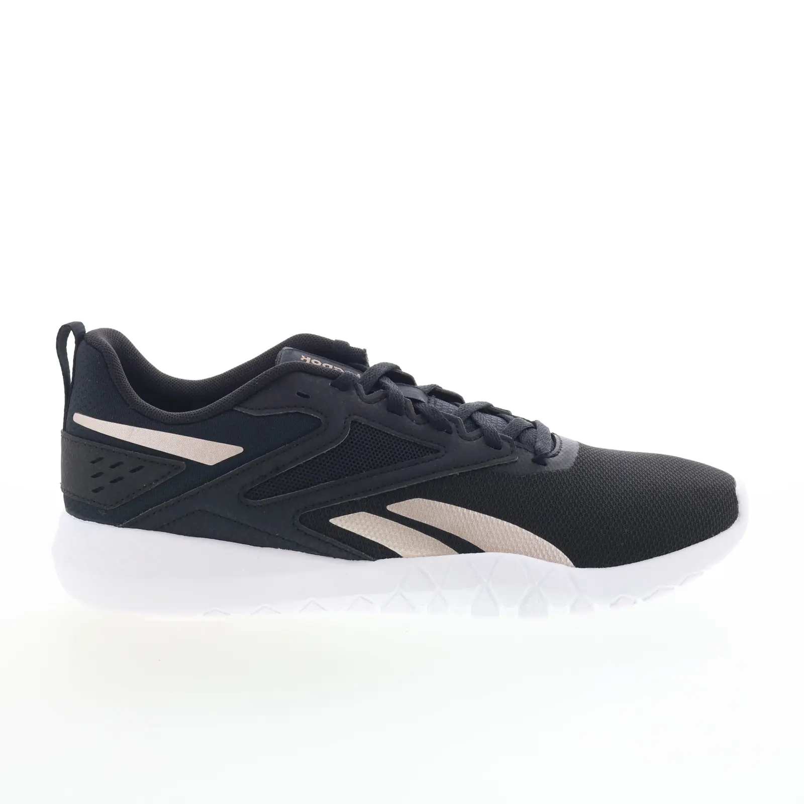 Reebok Flexagon Energy TR 4 Womens Black Mesh Athletic Cross Training Shoes