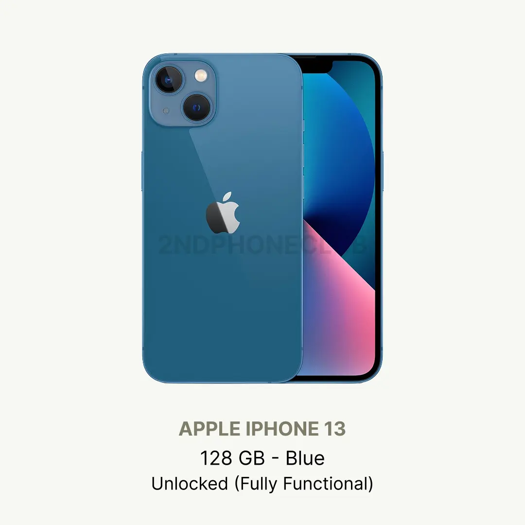 Refurbished Apple iPhone 13 128GB Unlocked Excellent Condition