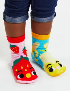 STRAWBERRY & BANANA NO SLIP SOCKS
