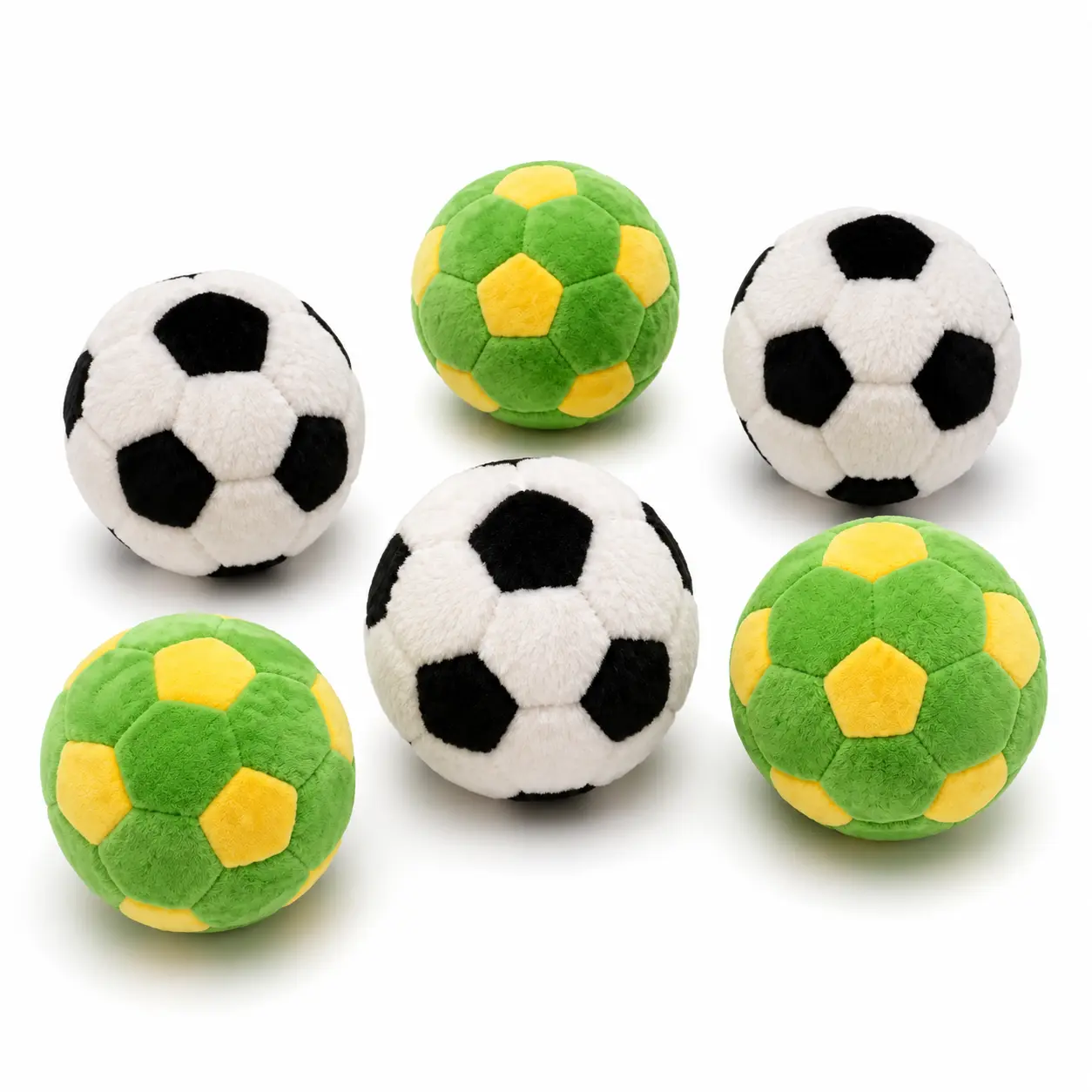 Plush Crochet Footbag - 7 cm Soft Fleece Hacky Sack Kick Ball for All Ages, Lightweight Stress Relief Toy with Agility & Balance Building, Ideal for Classroom Rewards & Outdoor Play
