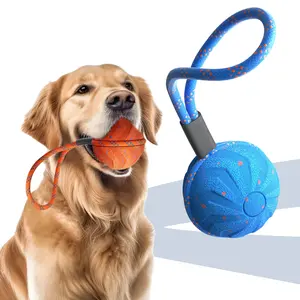 Large Interactive Pet Smart Ball Dog Toy, Interactive Training Ball, Suitable for Small/medium Dogs, Automatic Flexible Rolling, Durable, USB Charging, Fun Game Companion