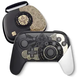 Switch Pro Controllers with Carrying Storage Case, Upgraded Gamepad Switch Remote Wireless Replacement for Switch Controller Support NFC/Dual Vibration/Screenshot/Wake-up Function, Perfect for Youngsters & Adults, ldeal Birthday Gift