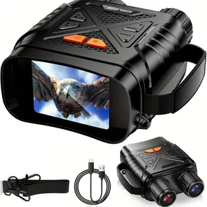 Dual Tube Digital Night Vision Scope, 2.8 Inch Screen, 800m Night Vision, 1080P HD Image, USB/battery Dual Use, Portable Night Vision Device
