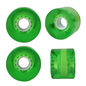 Blank Wheels 59mm 82A Hi-Rebound Soft Cruiser Clear Green