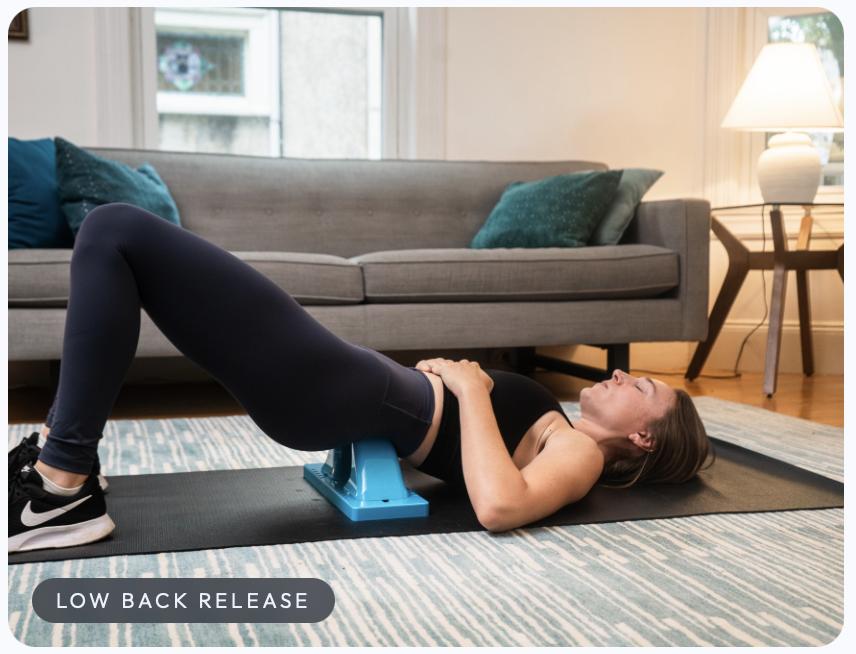 Thrival Deep Tissue Pro - Fully Adjustable Psoas Muscle Release Tool with Thrival App for Hip Flexor, Back, Glute, Iliacus, and Neck Pain - Trigger Point and Myofascial Release Tool – Carbon Black